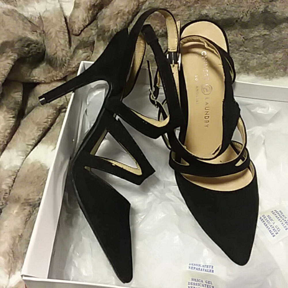 2/$10 Fancy strappy heels - Picture 3 of 8